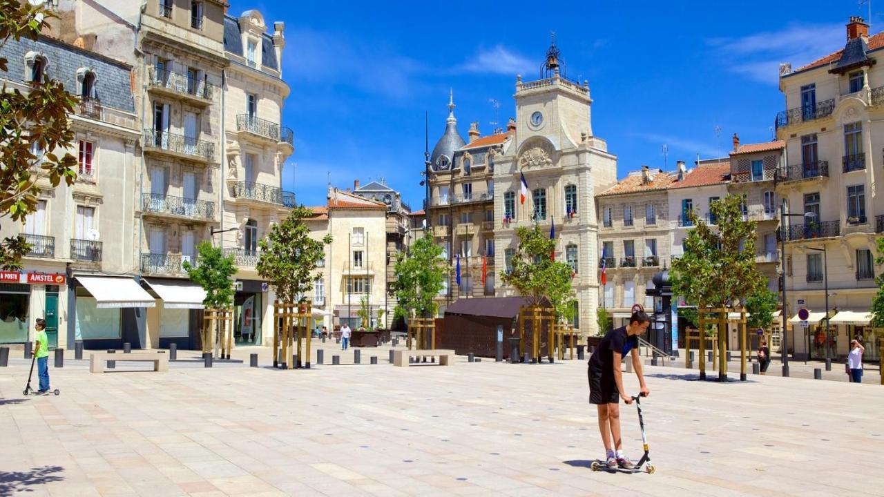 "La Cle Des Champs"-Meuble De Tourisme 3 Etoiles -Residence "Les Logis De Beziers"-Garage Optionnel-Coeur De Ville-Plages A 16Km ! Экстерьер фото